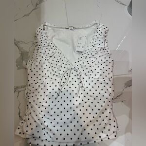Polka Dot Women's Top